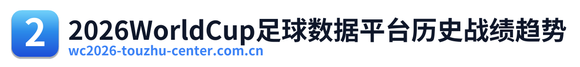 2026WorldCup足球数据平台历史战绩趋势
